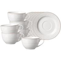 KAFFEETASSEN MIT UNTERTASSEN Isabella beige 250 ml 6er Set - Beige, Keramik (15.5/8/15.5cm) - Ritzenhoff Breker