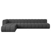 ECKSOFA modulares Sofa Darnel-L3 - 387x177x70 cm Grau - Grau, Holzwerkstoff/Textil (387/177cm) - ALTDECOR