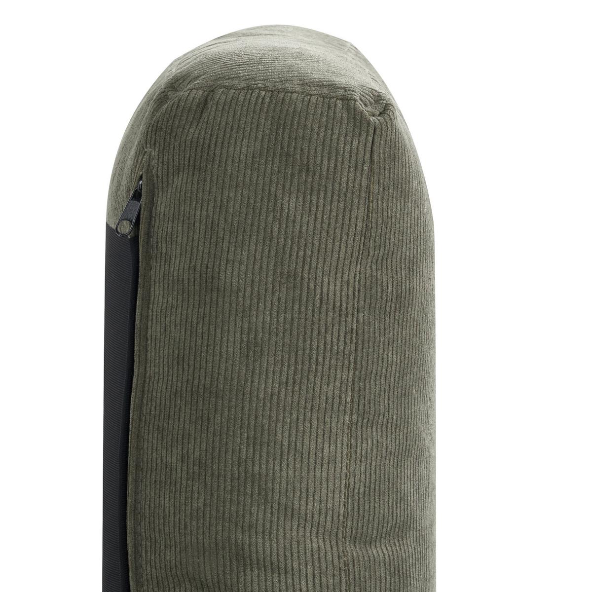 SESSEL Dunkelgrün Tuve - Hellbraun/Grün, Textil (88/85/90cm) - Beliani