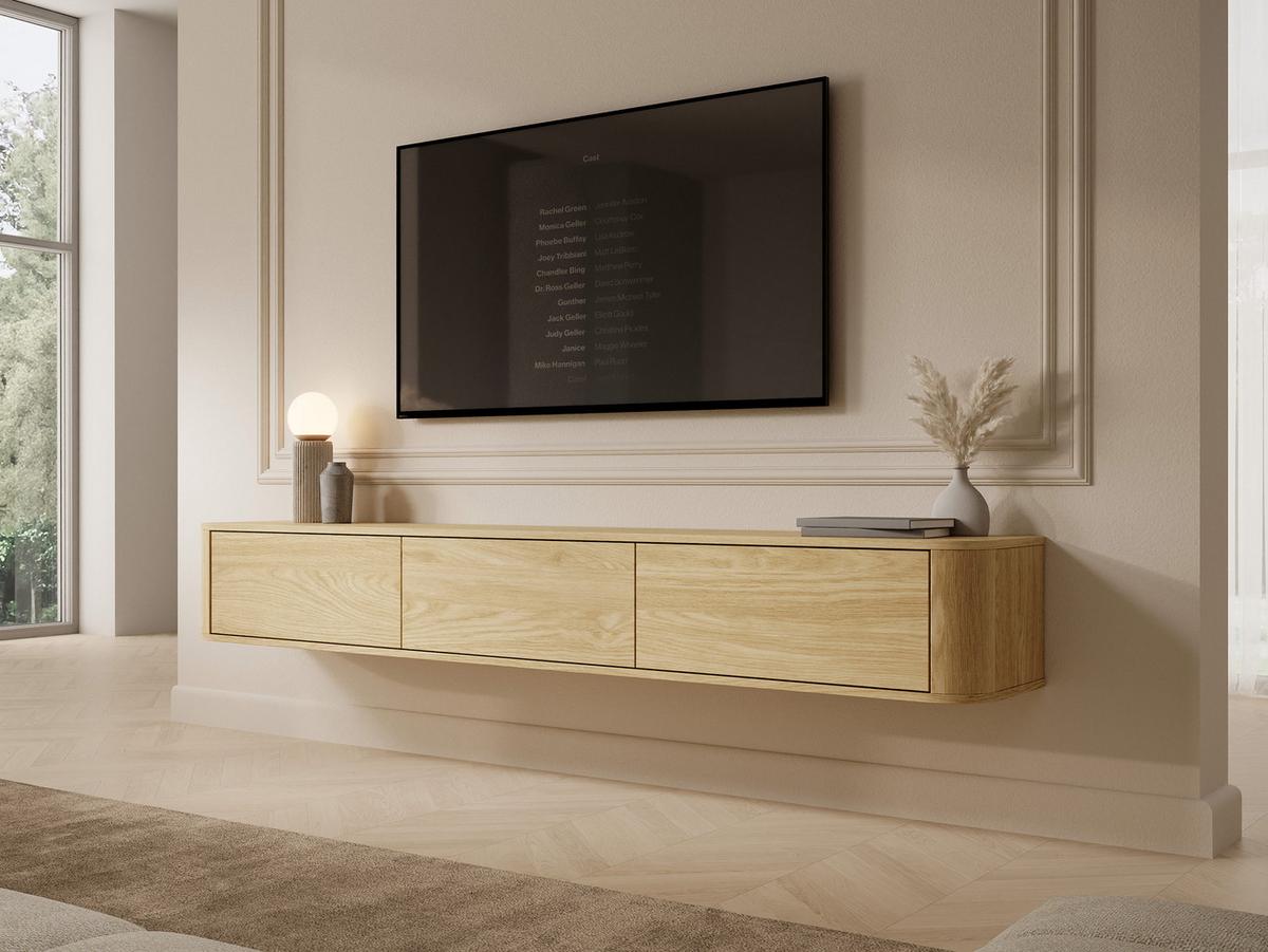 TV-LOWBOARD Hange - Eichefarben, Holzwerkstoff (200/29/34cm) - MIRJAN24