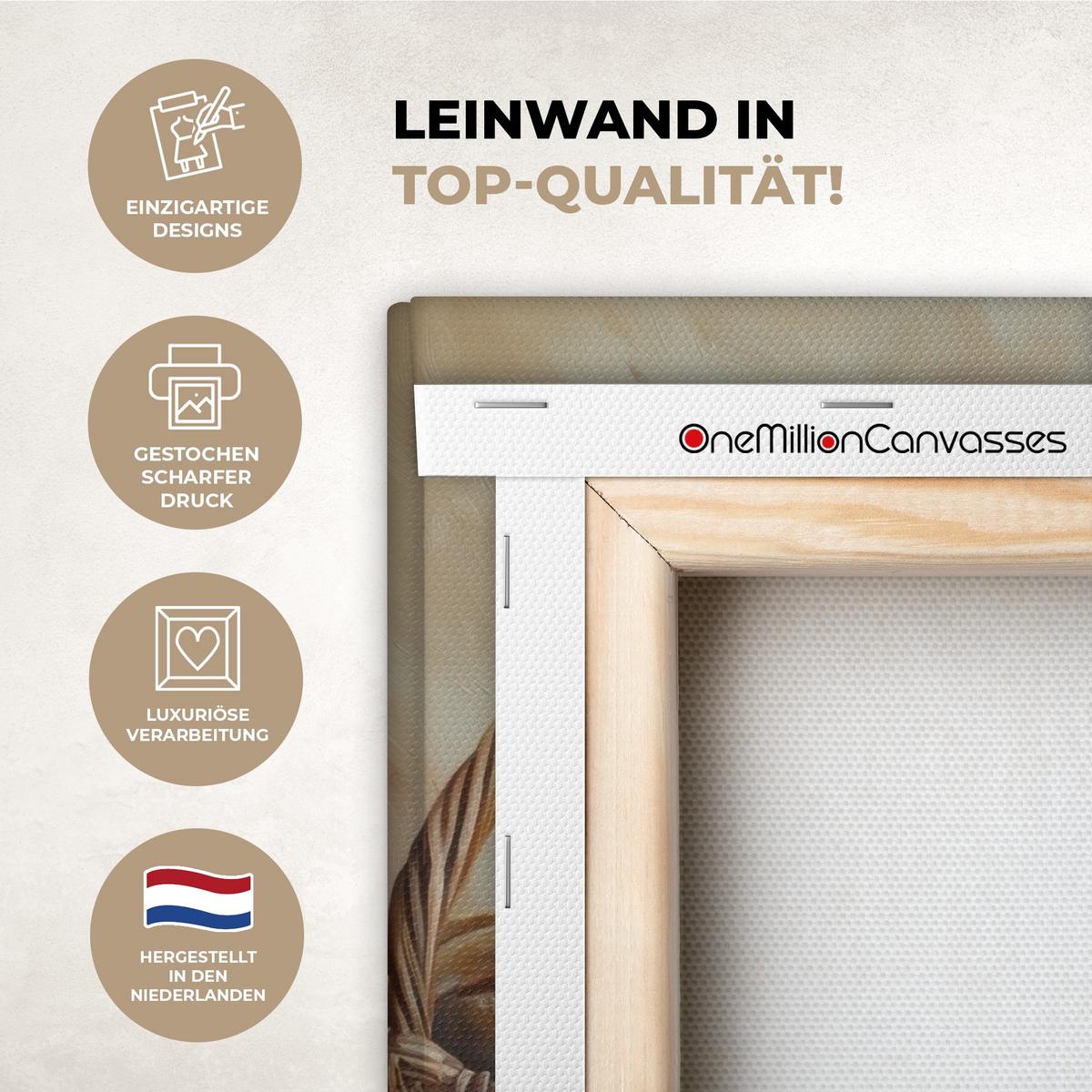 LEINWANDBILD Lavendel - Brot - Stilleben Deko Wohnzimmer 20x20 cm - Flieder, Textil (20/20cm) - MuchoWow