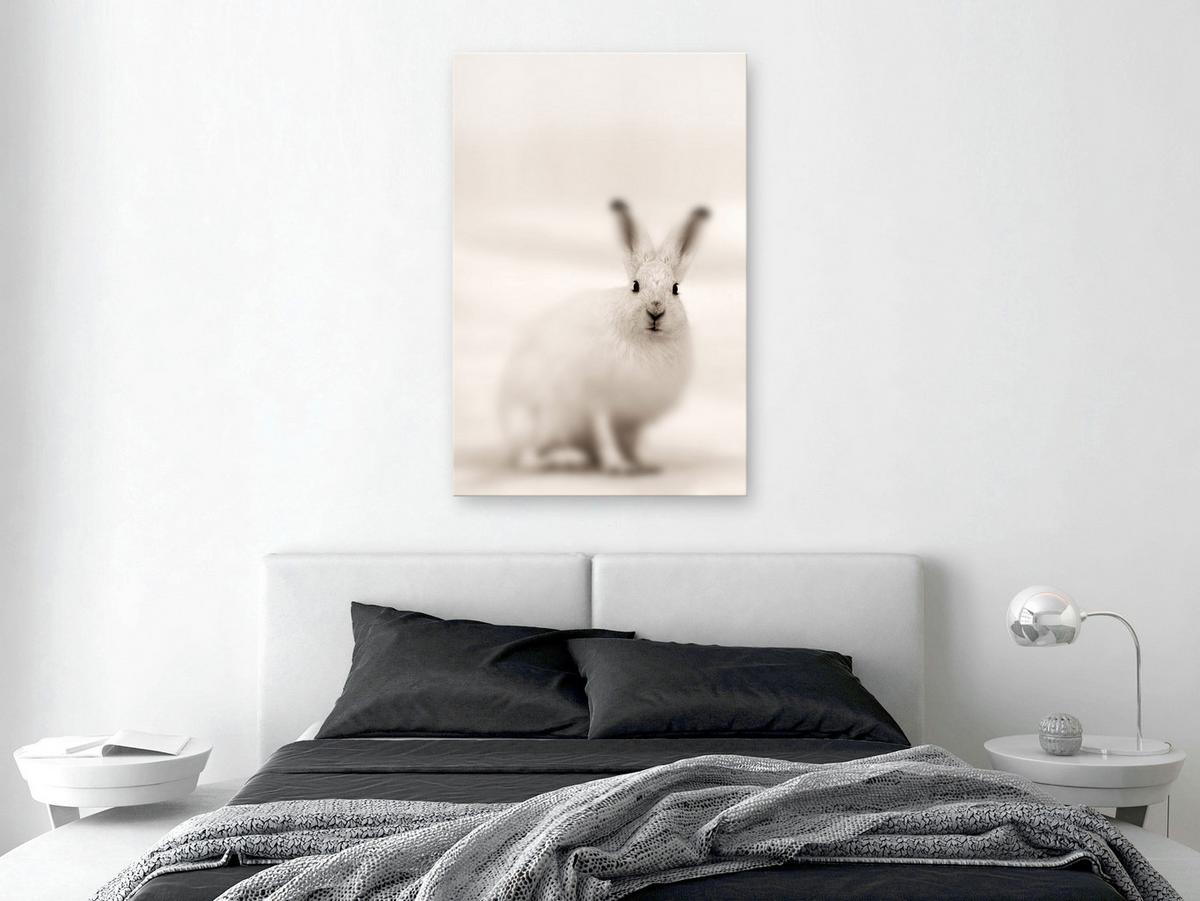 KUNSTDRUCK Beige 40/60 cm - Beige/Grau, Textil (40/60cm) - KUNSTLOFT