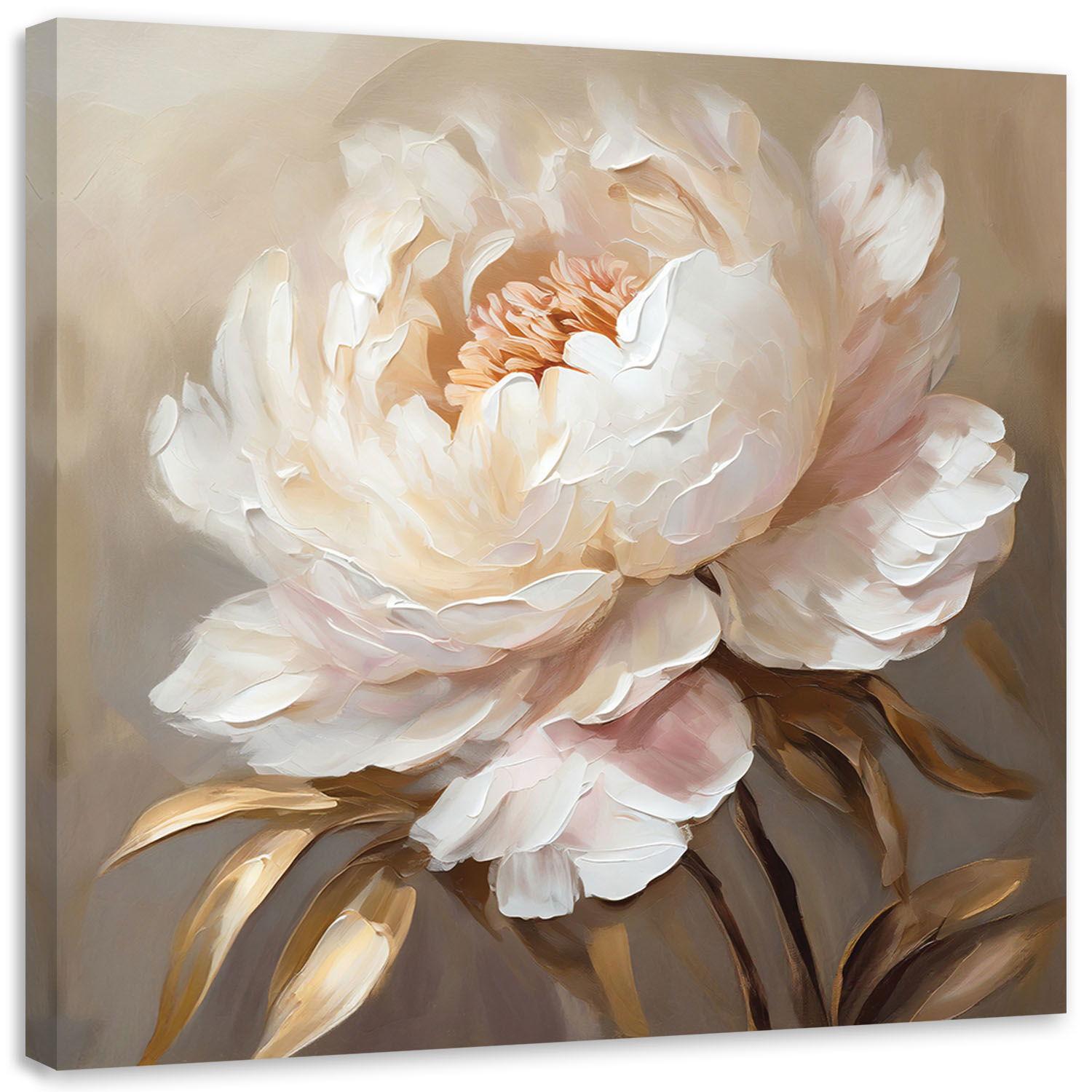 KUNSTDRUCK Beige 40/40 cm - Beige, Textil (40/40cm) - KUNSTLOFT