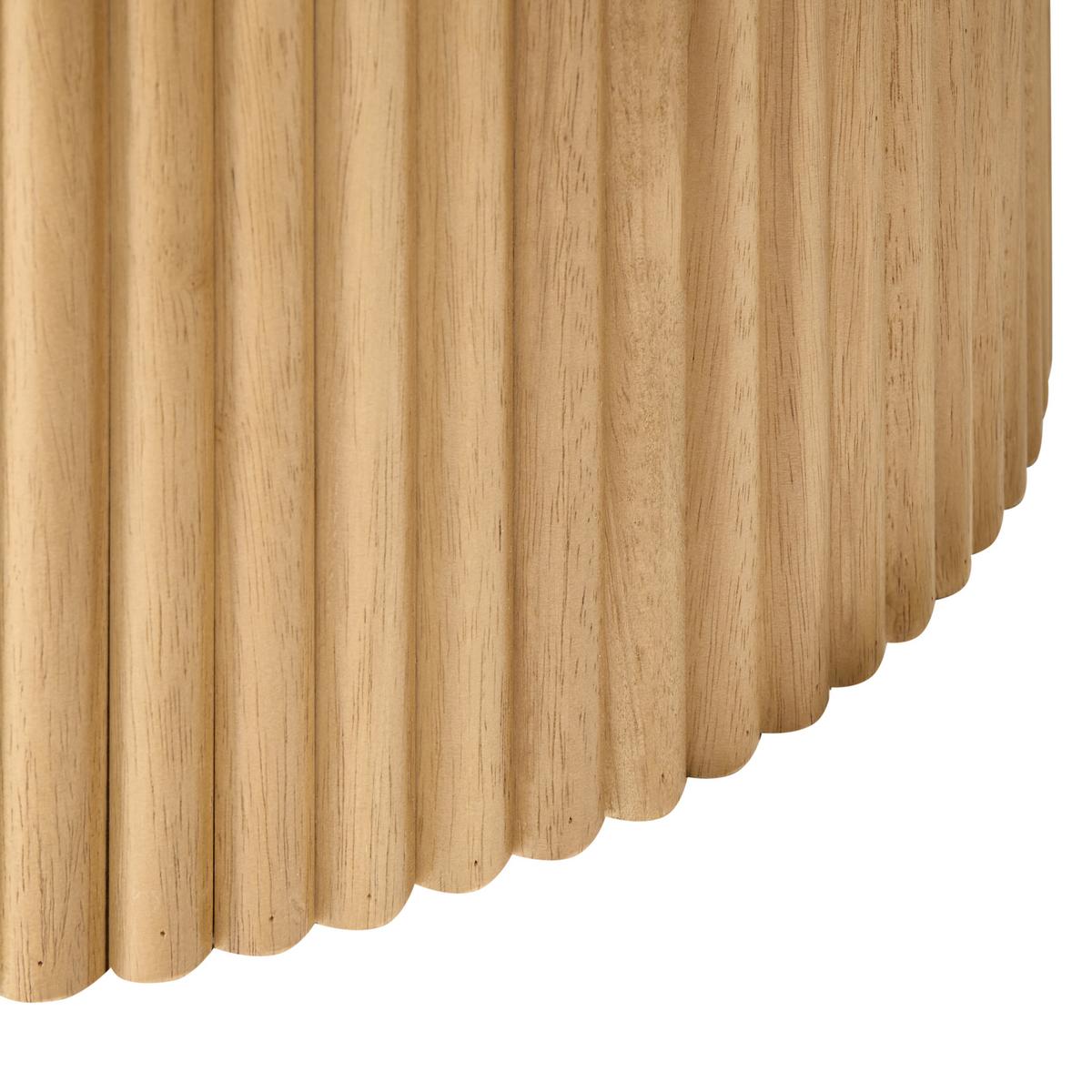 ESSTISCH Helle Eiche 90/180 cm Lunnin - Hellbraun, Holzwerkstoff (90/180/75cm) - Beliani