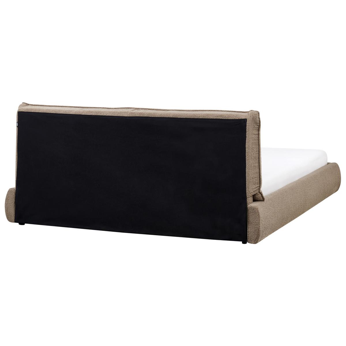 WASSERBETT 180x200 cm Beige Vinay - Taupe, Textil (180/200cm) - Beliani