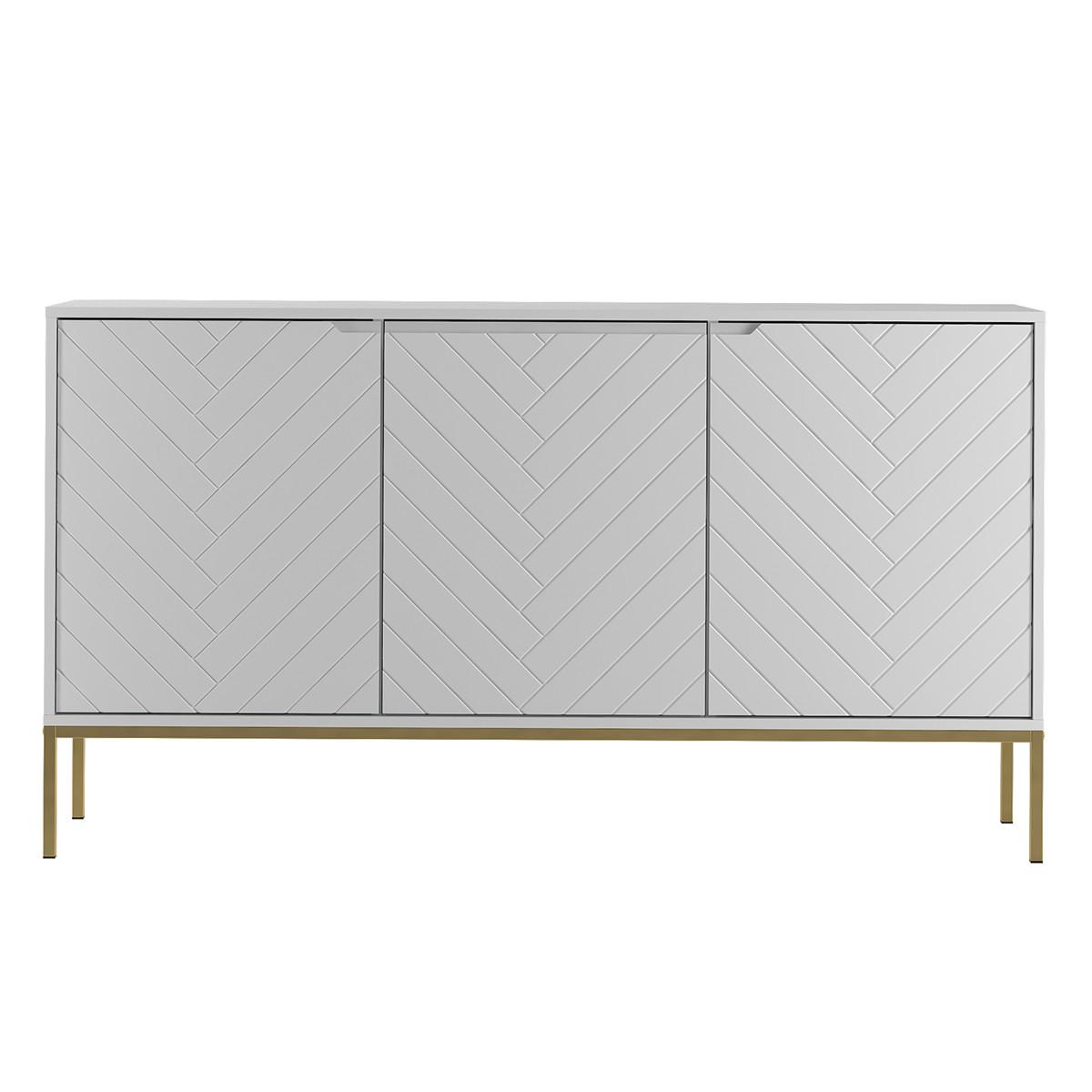 SIDEBOARD Daria Weiß - Weiß, Holzwerkstoff (151/103/39cm) - Petits-meubles