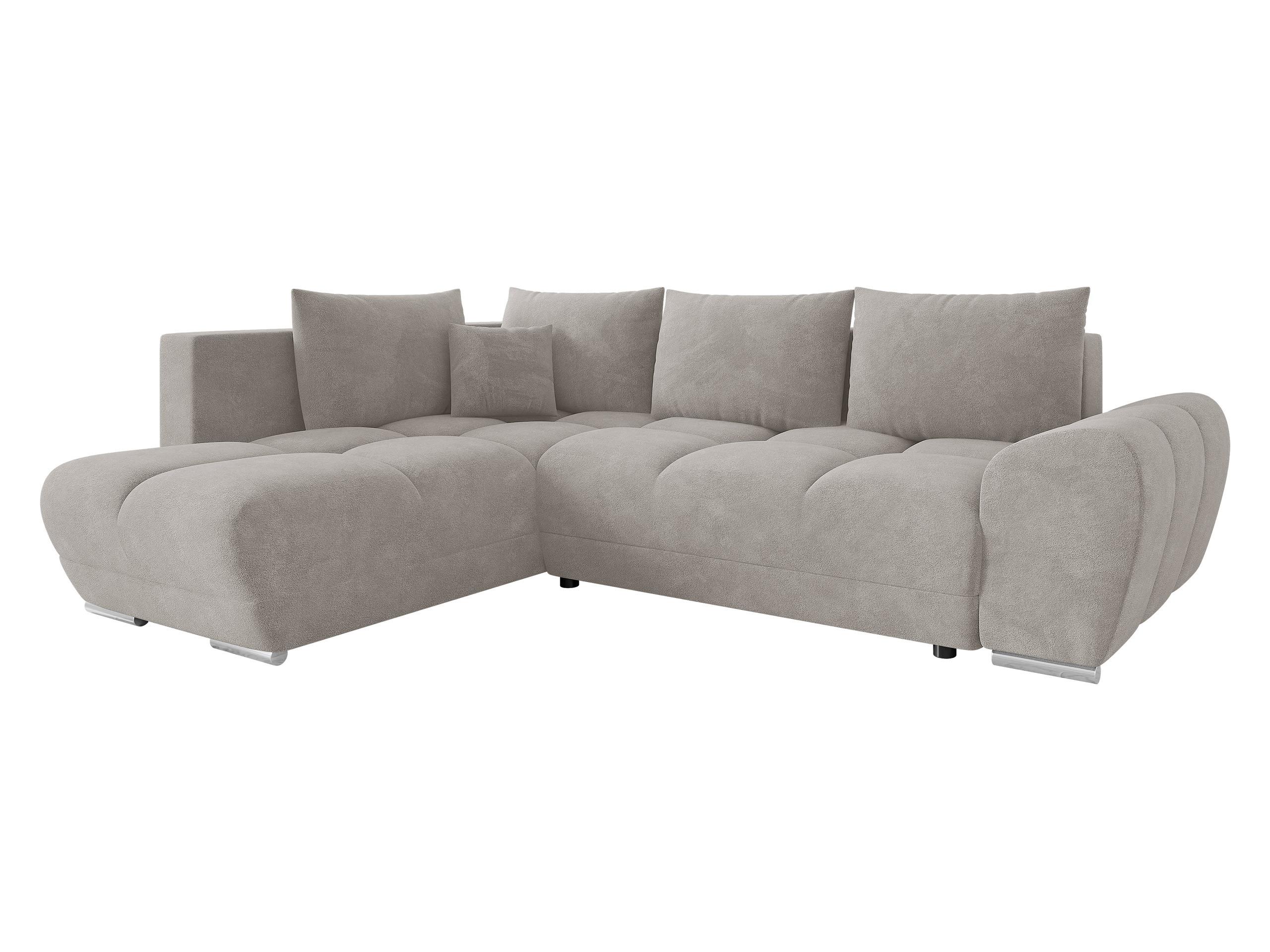 ECKSOFA Forest, Seite: Links - Schwarz/Grau, Holz/Kunststoff (290/183cm) - MIRJAN24