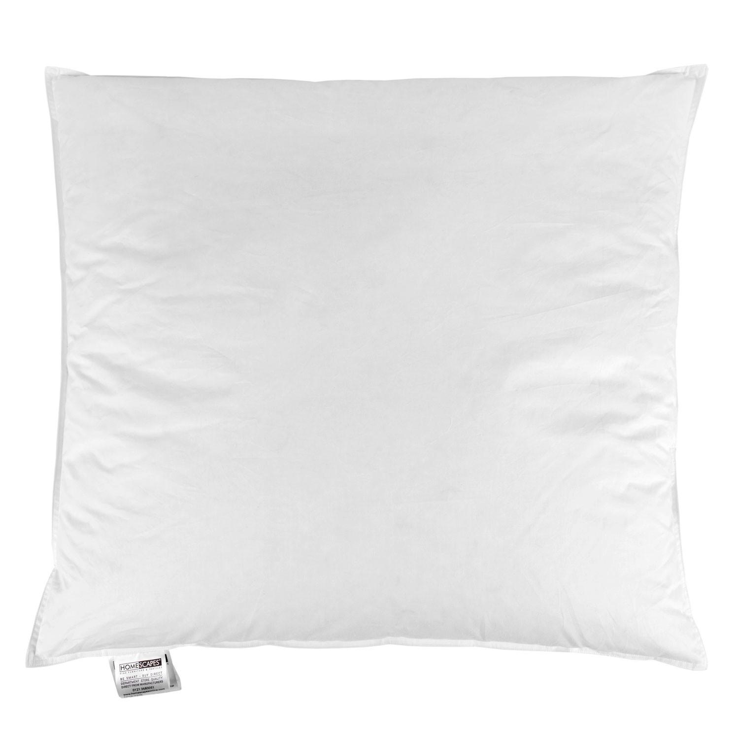 DAUNENKISSEN Kopfkissen Gänsedaunen 65/65 cm - Weiß, Textil (65/65cm) - Homescapes