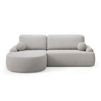 ECKSOFA CLEO mit Schlaffunktion Version Linke QUELLE 83 - Grau, Kunststoff (264/172cm) - Lookway