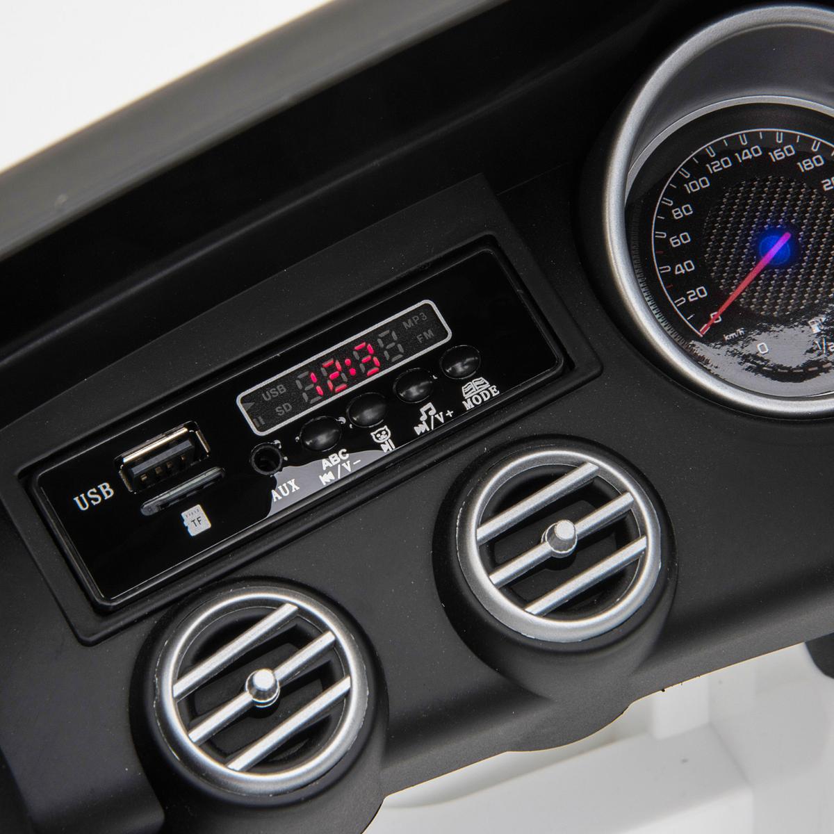 KINDERFAHRZEUG Fernbedienung Elektroauto Mercedes-Benz MP3 37-60 Monate 2 Farben - Weiß, Kunststoff (115/70/55cm) - HOMCOM