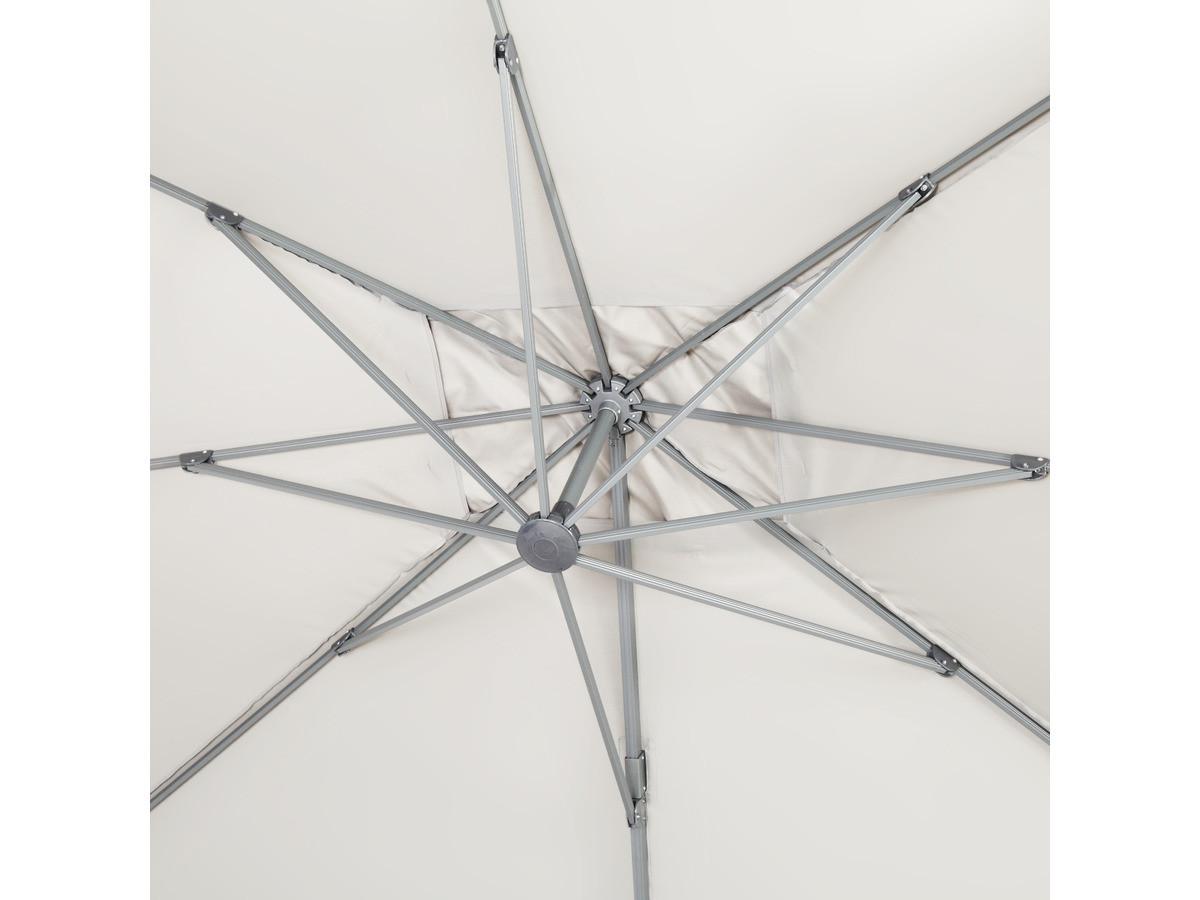 SONNENSCHIRM sun 4 Ekru - Beige, Metall (400/300cm) - Habitat Garten