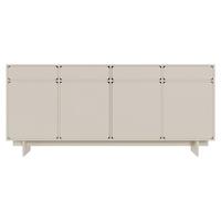 SIDEBOARD Wuwu Greige 200 cm - Taupe, Holzwerkstoff (200/88/35cm) - Selsey