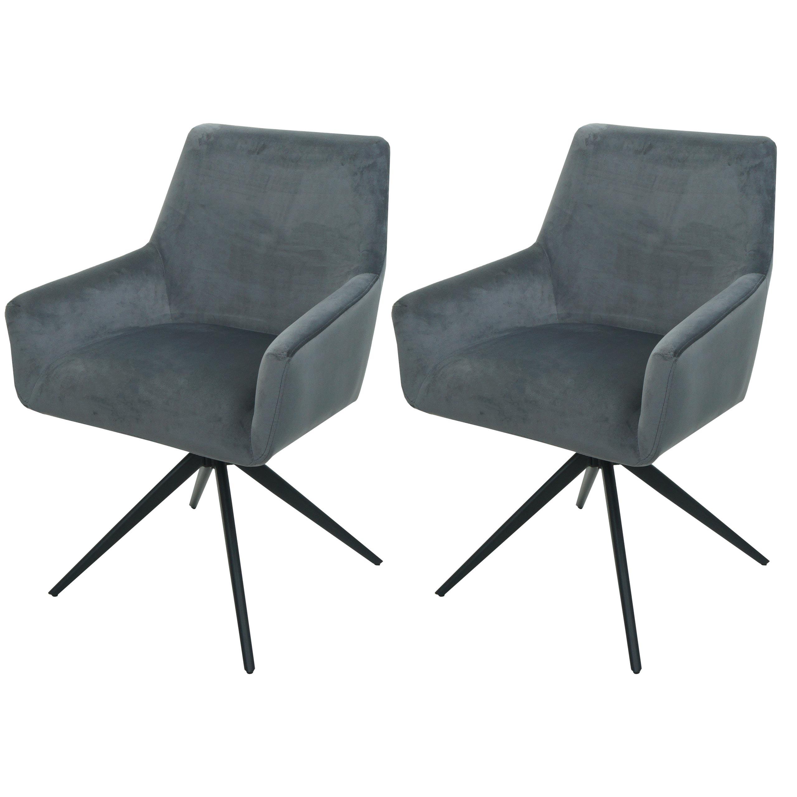 ESSZIMMERSTUHL Grau - Grau, Textil (60/87/68cm) - MCW