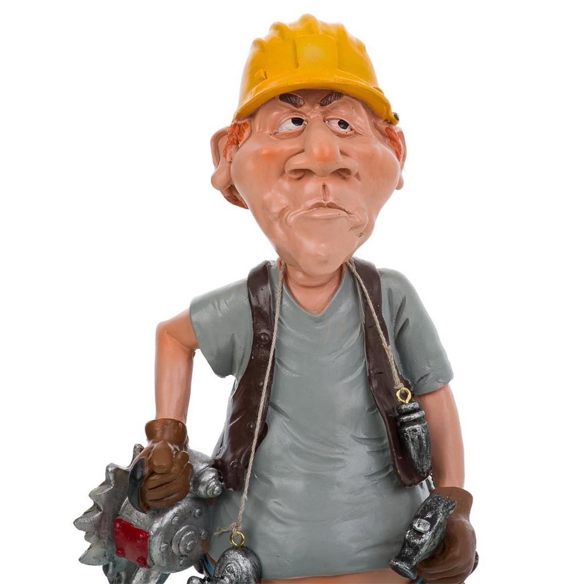 DEKORATIVE FIGUR, 14x9x28cm - Multicolor, Stein (13.5/27.5/9cm) - Wanderlust
