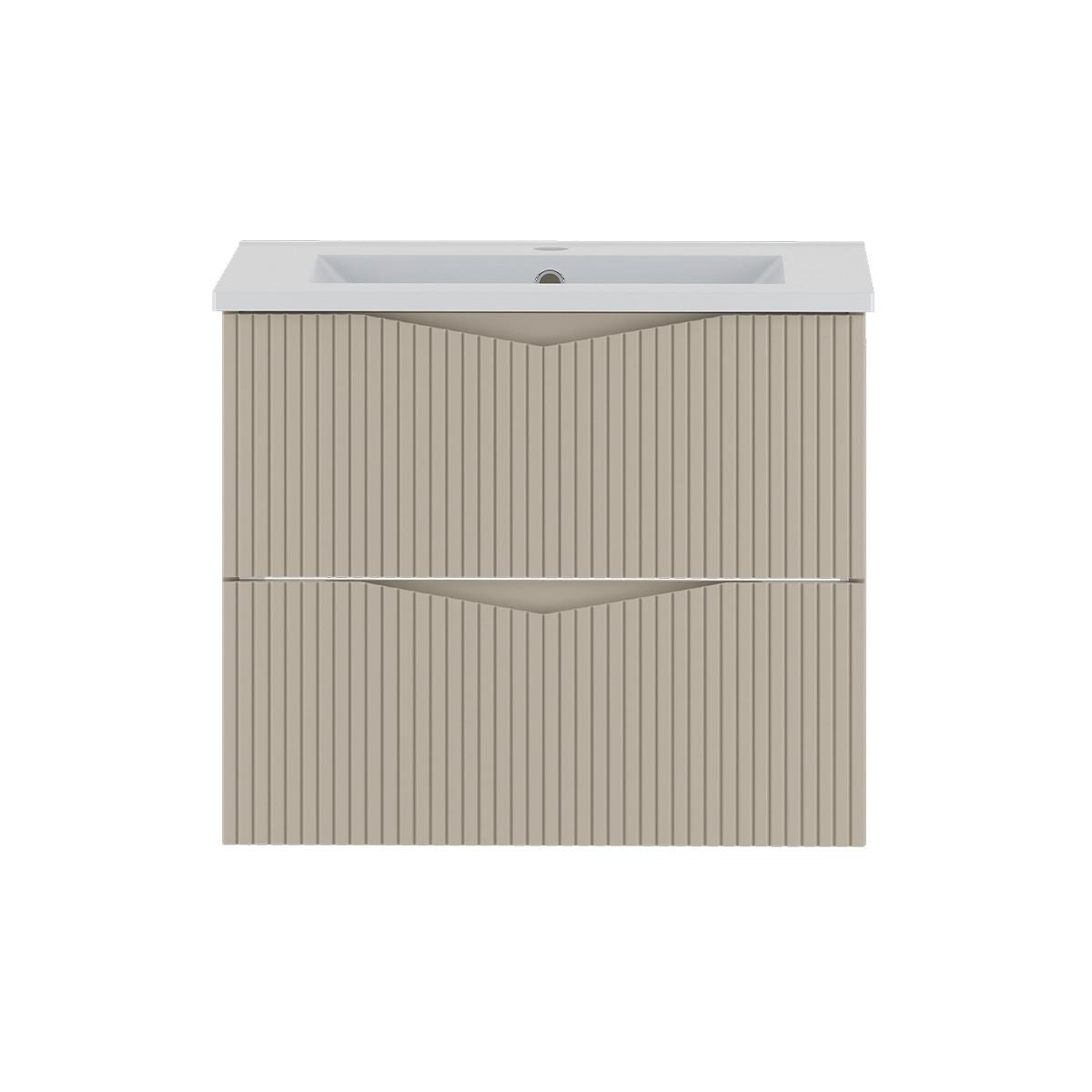 WASCHTISCH 60cm Tao Kaschmir - Beige, Holzwerkstoff (60/50/45.8cm) - Petits-meubles
