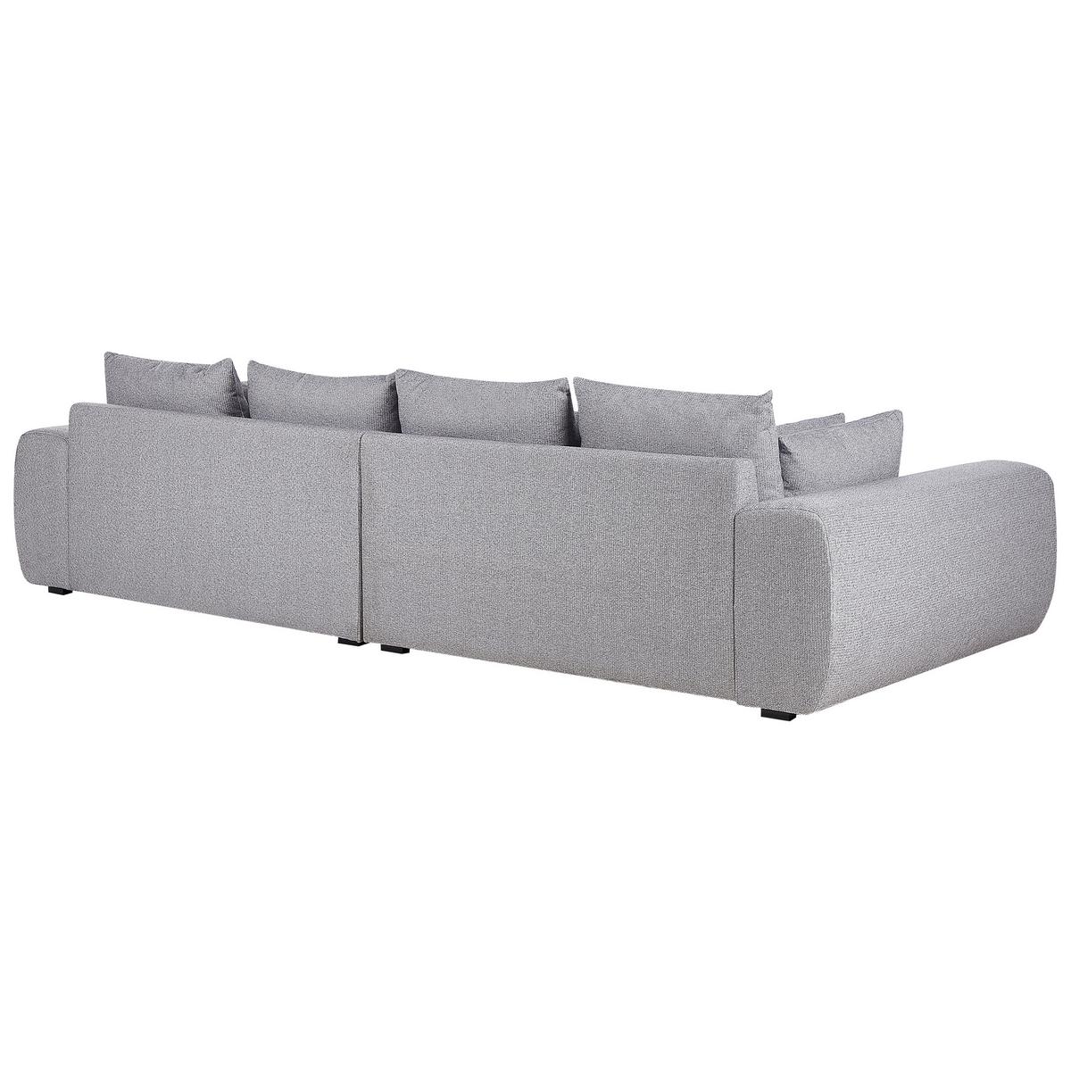 4-SITZER-SOFA Polsterbezug Grau Torpo - Grau, Textil (308/84/136cm) - Beliani