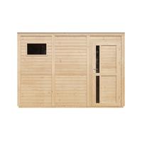 GARTENHAUS Holz 6,18 m² M326F1 - Beige, Holz (306/210/202cm) - Timbela
