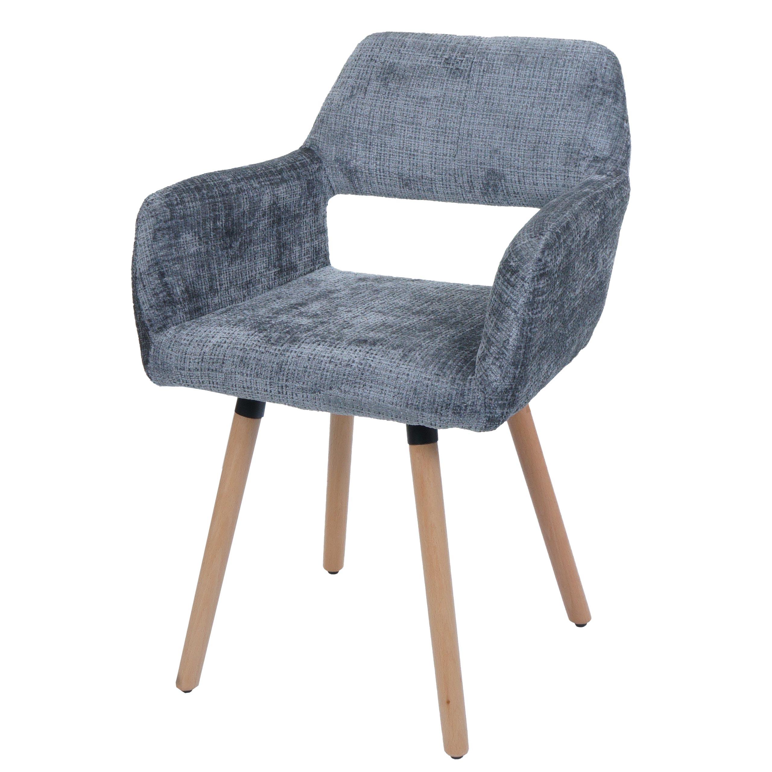 ESSZIMMERSTUHL Grau - Dunkelgrau/Grau, Textil (56/80/53cm) - MCW