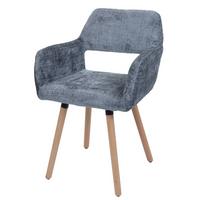 ESSZIMMERSTUHL Grau - Dunkelgrau/Grau, Textil (56/80/53cm) - MCW