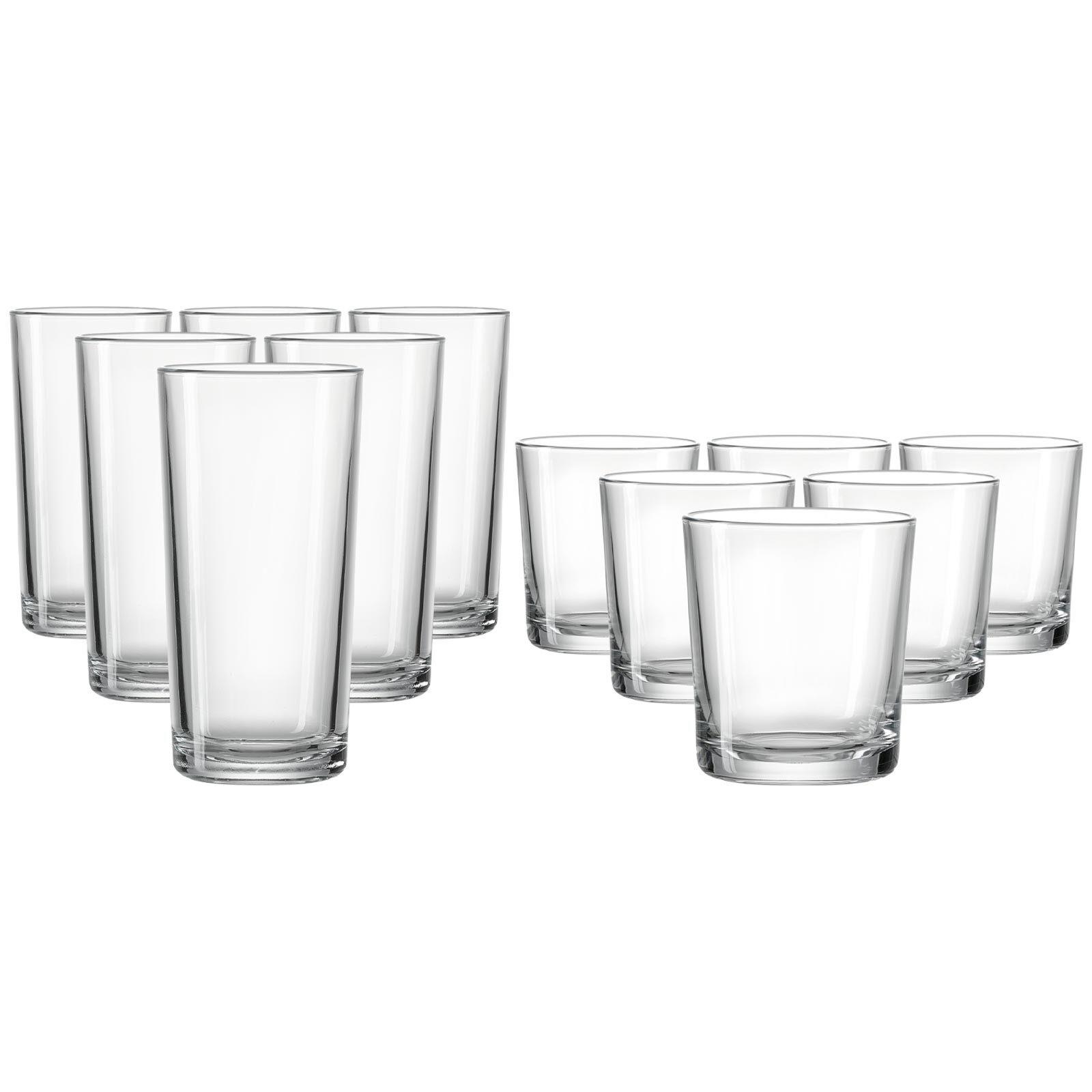 WHISKY / LONGDRINK-SET Vio transparent 12-tlg. - Transparent, Glas - Ritzenhoff Breker