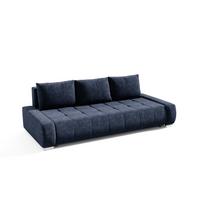 SCHLAFSOFA Vogar In Aston - Dunkelblau, Holzwerkstoff/Textil (240/85/110cm) - Fun Möbel