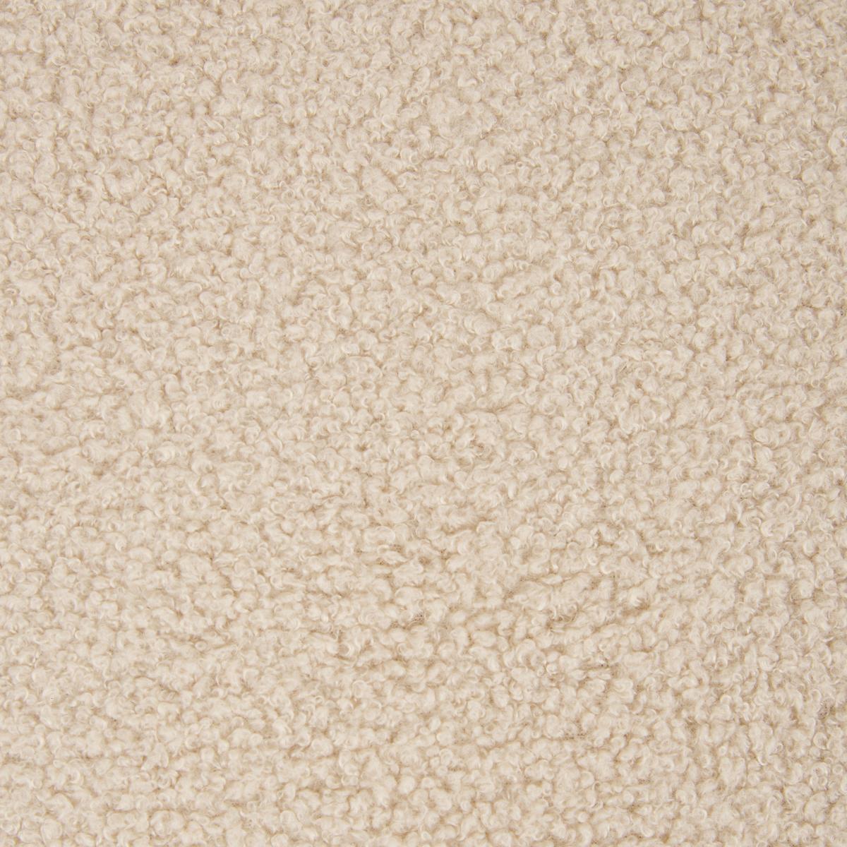 SESSEL Bouclé Helles Beige Voss - Beige/Schwarz, Textil (60/76/52cm) - Beliani
