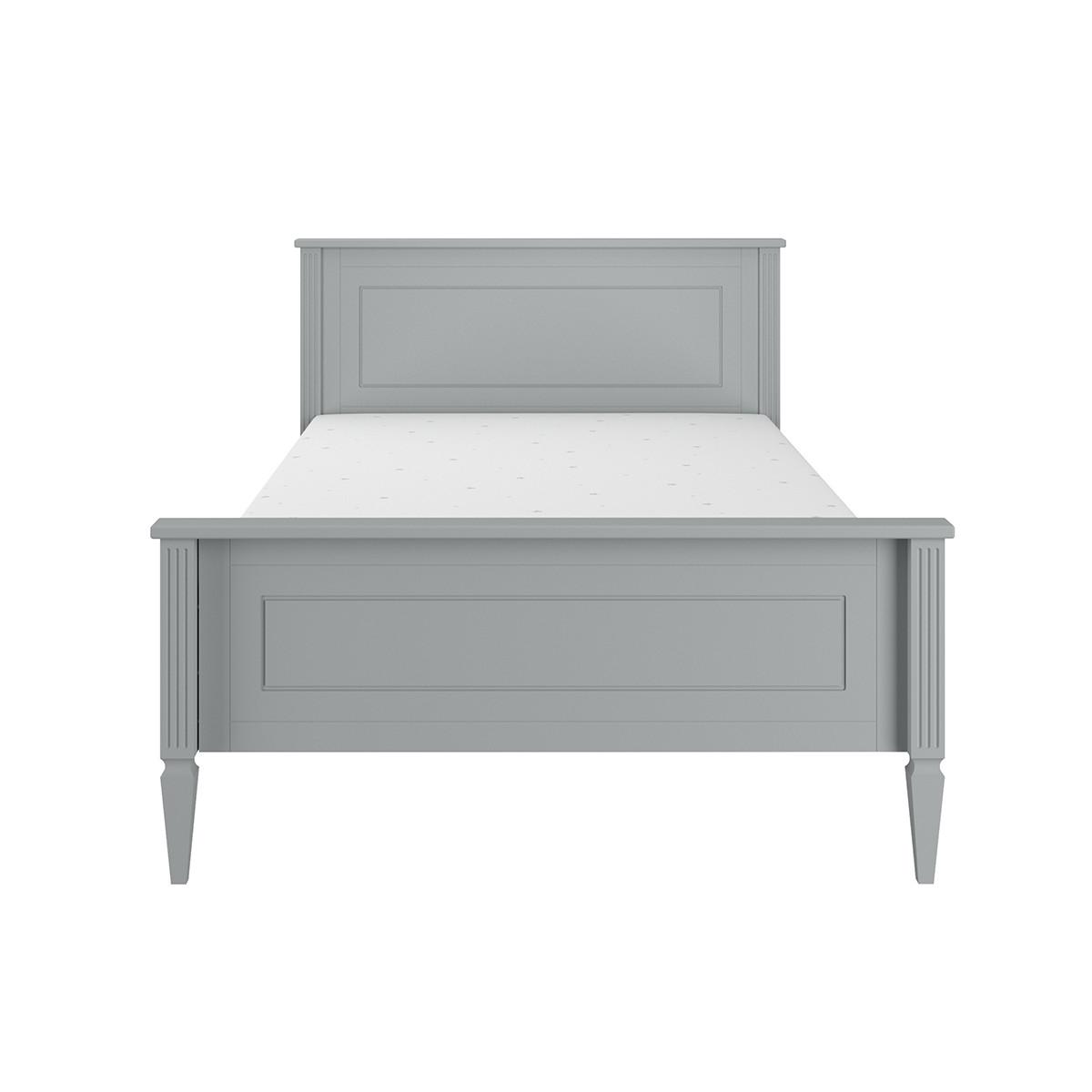 BETT 120/200 Ines Grau - Grau, Holzwerkstoff (120/200cm) - Petits-meubles