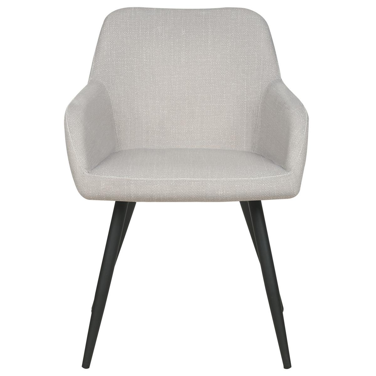 ESSZIMMERSTUHL 2er-Set Samt taupe Casmalia - Beige, Textil (59/78/62cm) - Beliani