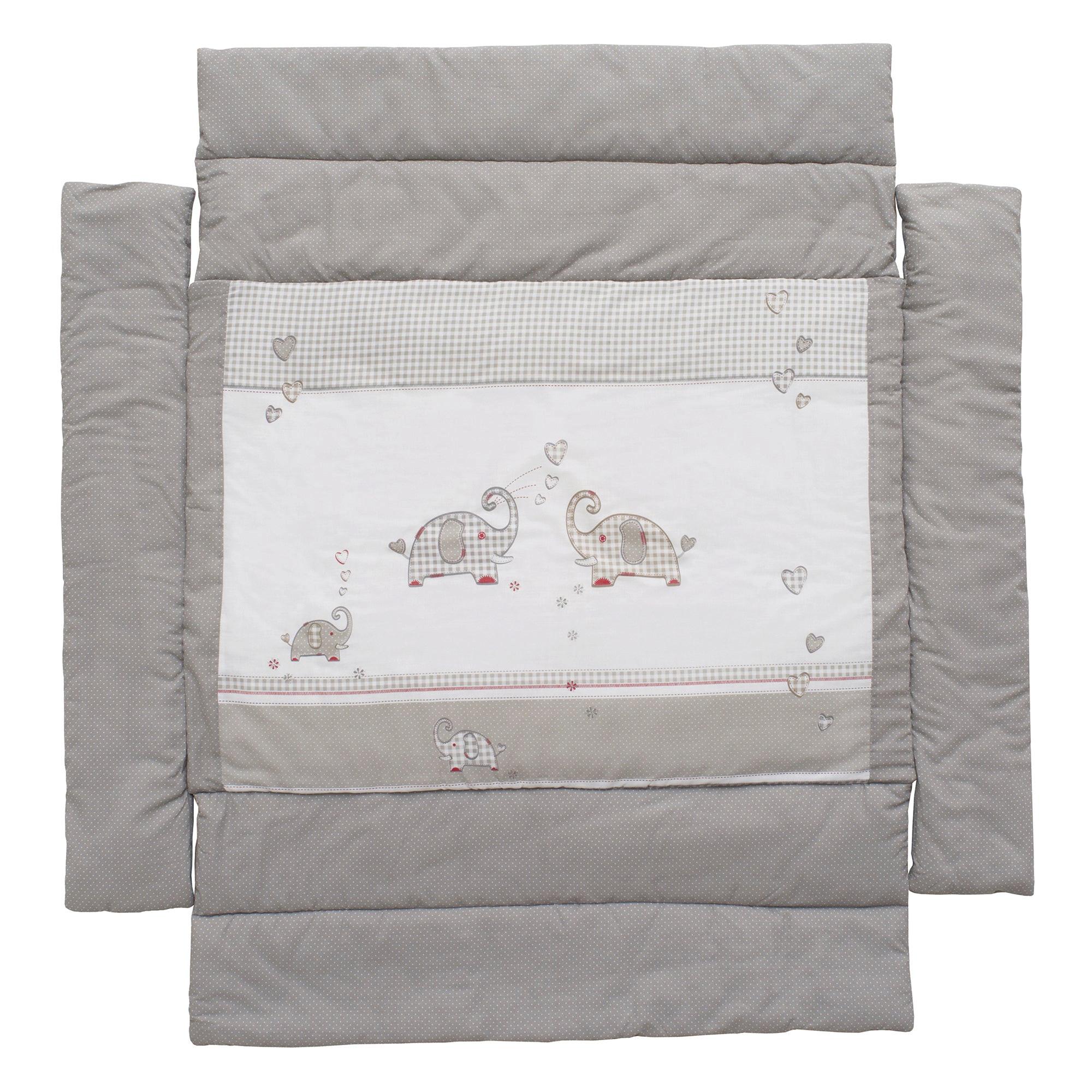 LAUFGITTEREINLAGE Jumbo twins grau - Grau, Textil (96/18/96cm) - Roba