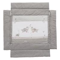 LAUFGITTEREINLAGE Jumbo twins grau - Grau, Textil (96/18/96cm) - Roba