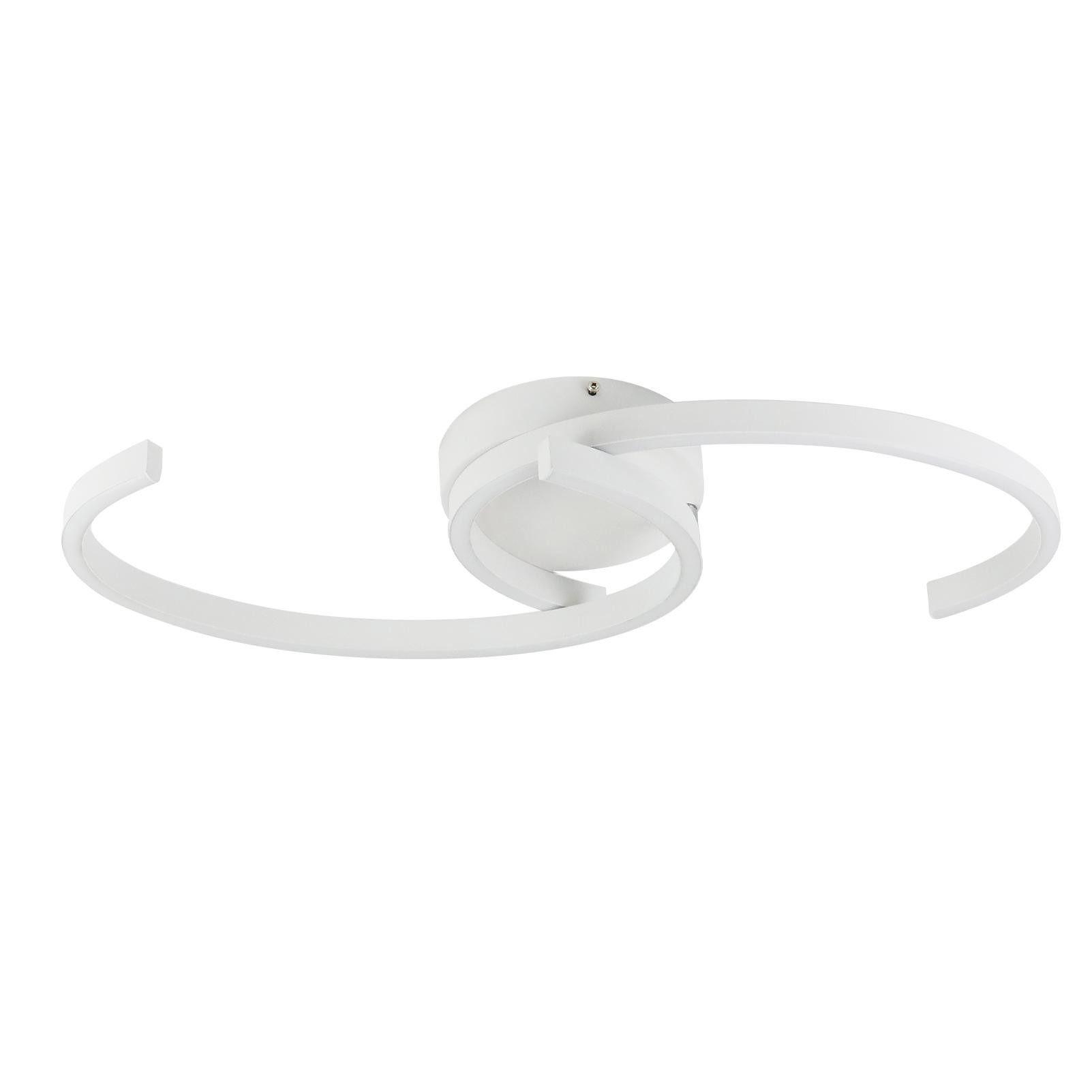 LED-DECKENLEUCHTE Oliver 60/16/9 cm - Weiß, Metall (60/16/8cm) - ZMH
