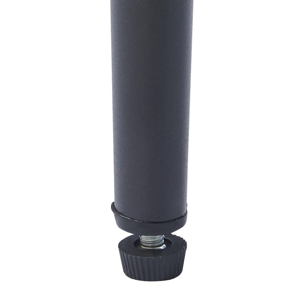 COUCHTISCH Ulökantaa 80/40 cm - Grau, Glas/Metall (40/40/80cm) - [en.casa]