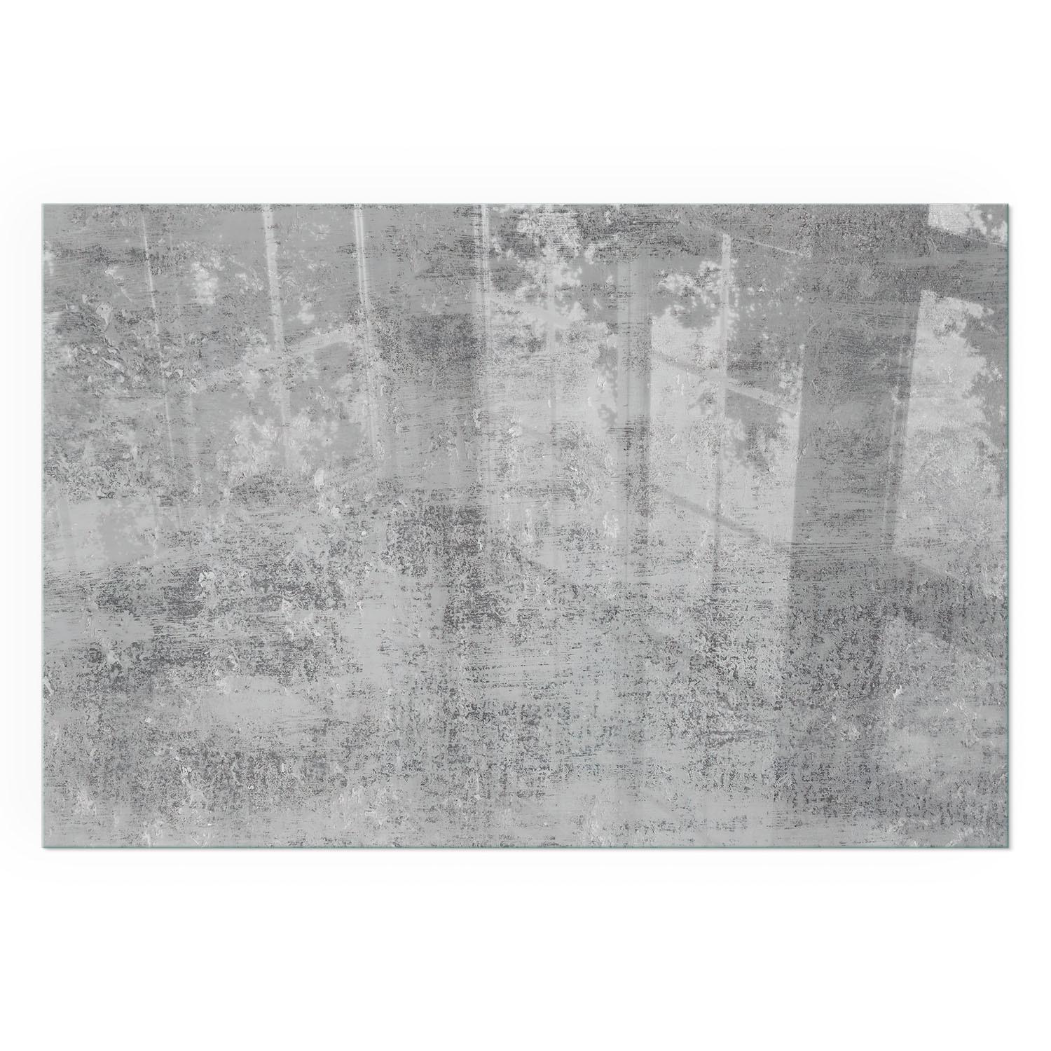 GLASPLATTE für Kamin 60x40 cm - Grau, Glas (60/40/0.4cm) - TULUP