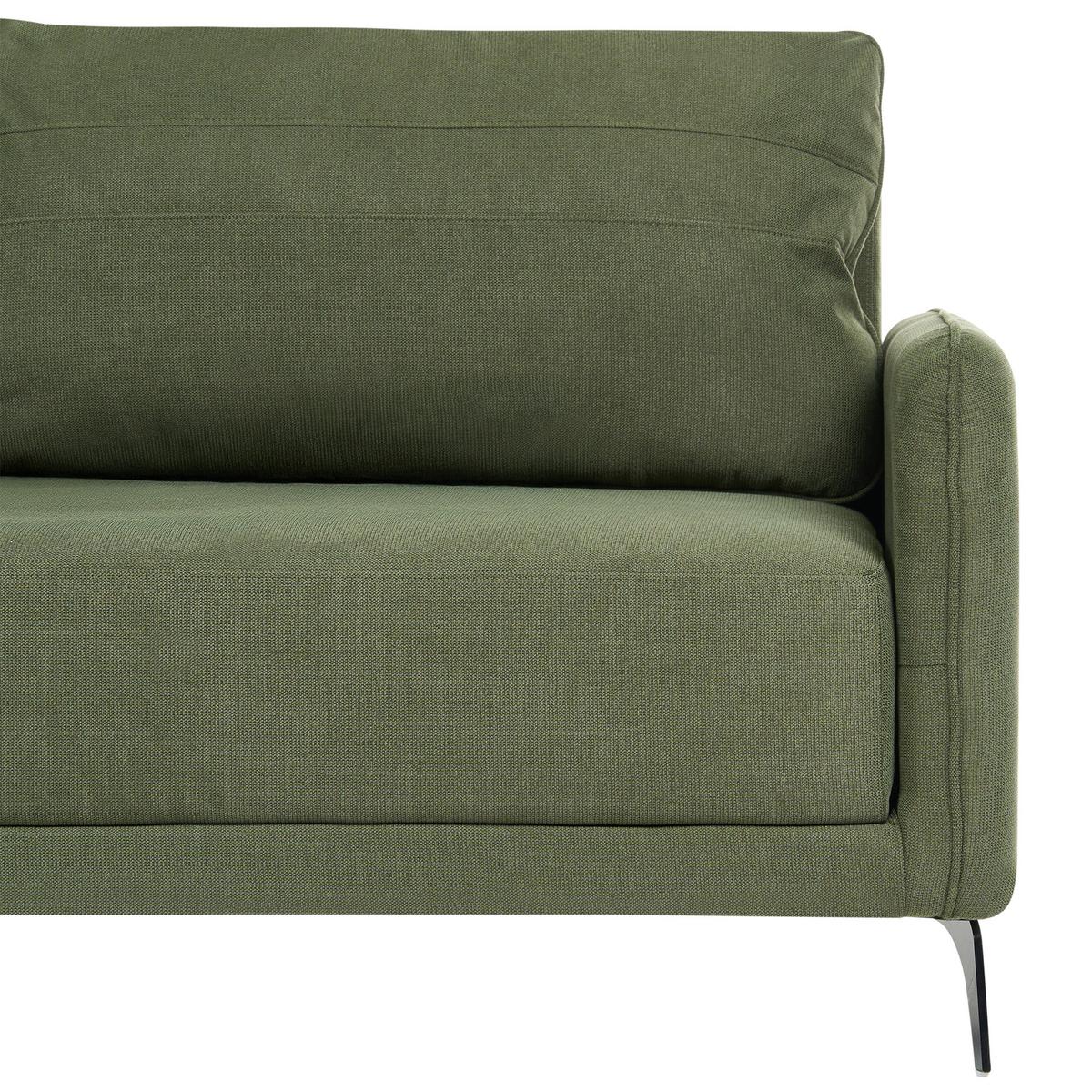 SCHLAFSOFA 3-Sitzer Stoff Grün Heming - Grün, Textil (200/88/90cm) - Beliani
