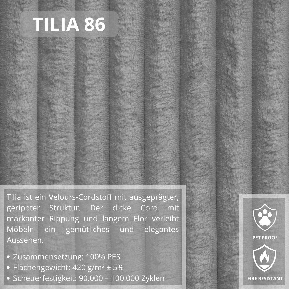 ECKSOFA Puerto, ohne Schlaffunktion, Hellgrau, links - Hellgrau/Schwarz, Textil (269/170cm) - Beautysofa