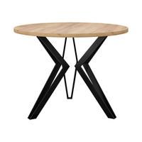 COUCHTISCH STK M13 - Schwarz/Braun, Metall (67/67/50cm) - MIRJAN24
