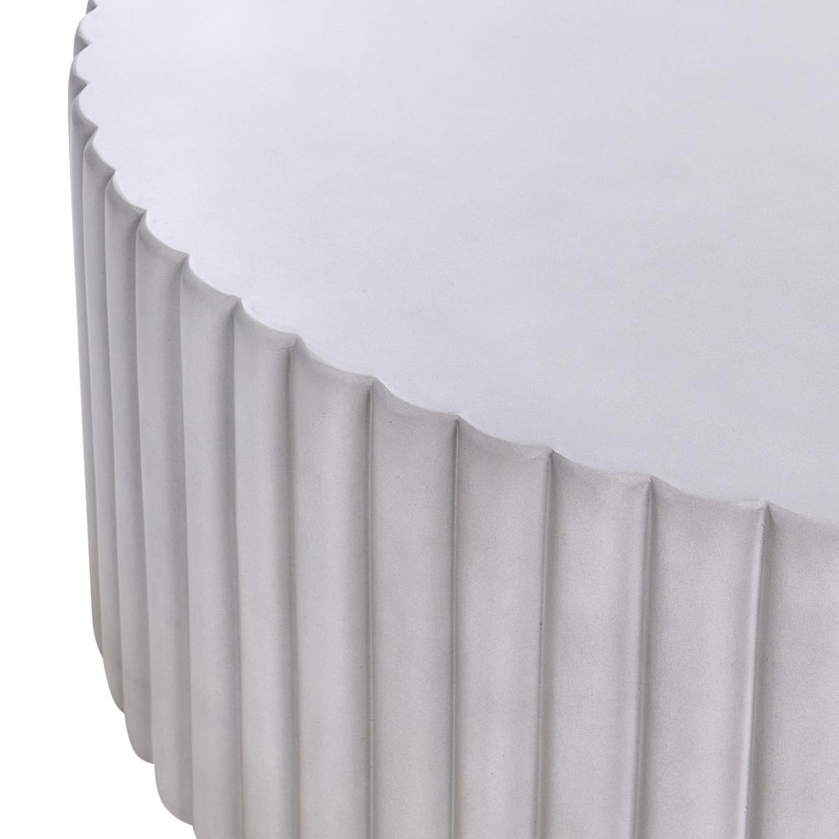 COUCHTISCH 117/117 cm Grau Pozza - Grau, Keramik (117/117/42cm) - Beliani