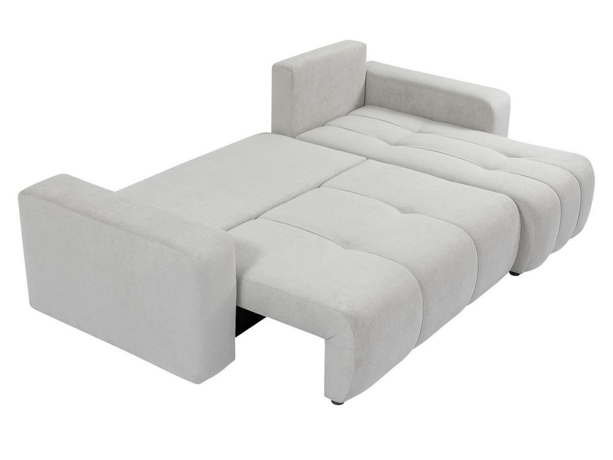 ECKSOFA Furyn Boucle - Schwarz/Naturfarben, Holzwerkstoff/Kunststoff (244/145cm) - MIRJAN24