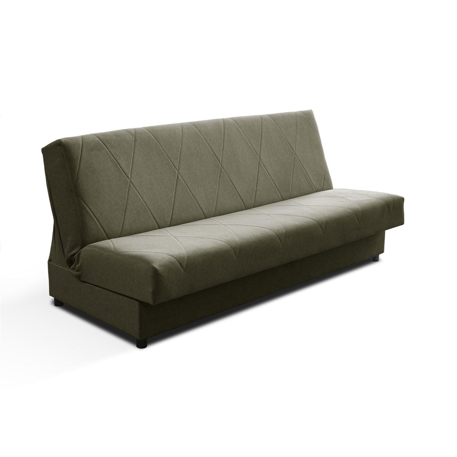 SCHLAFSOFA VERO mit Schlaffunktion Castel 39 - Grün, Textil (191/88/90cm) - Lookway