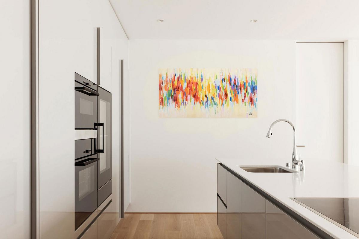 ÖLGEMÄLDE 120/60 cm - Multicolor, Holz/Textil (120/60cm) - KUNSTLOFT