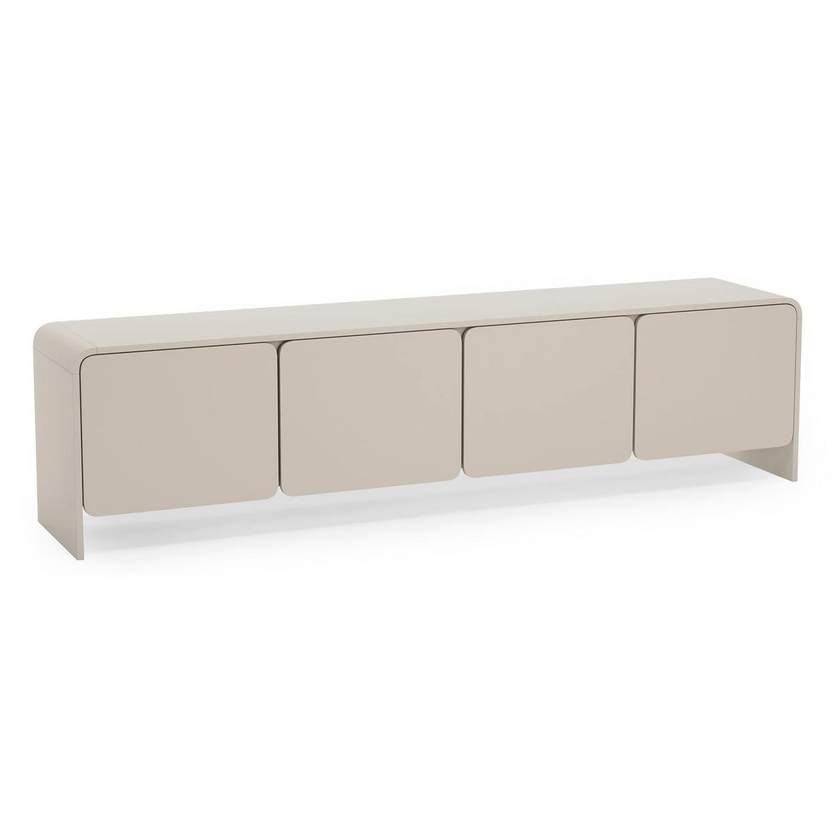 TV-LOWBOARD Lummo 4-türig, Kaschmir, 207 cm - Kaschmir, Holzwerkstoff/Metall (207/50.5/39cm) - Selsey