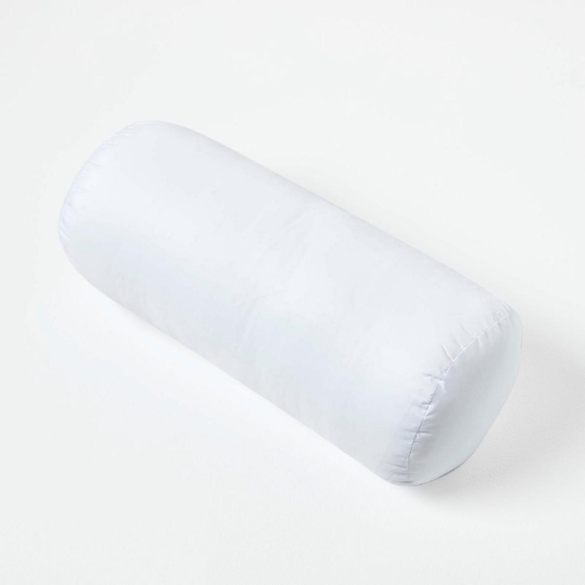 NACKENROLLE Füllkissen – Mikrofaser, 45/20 cm - Weiß, Textil (20/45cm) - Homescapes