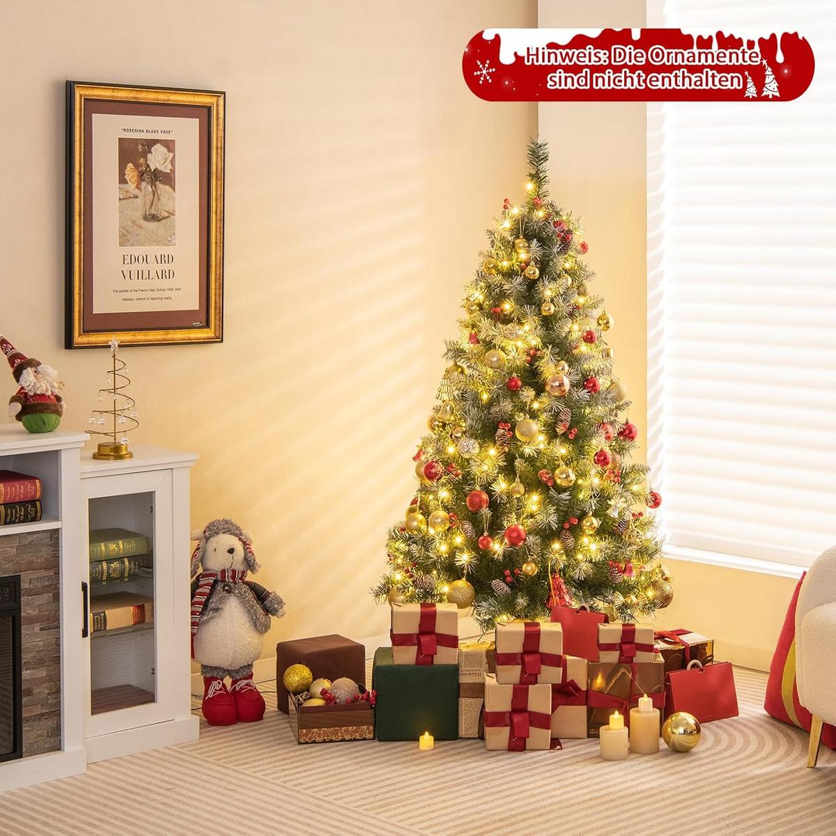 WEIHNACHTSBAUM 150cm Grün - Grün, Kunststoff (150cm) - COSTWAY