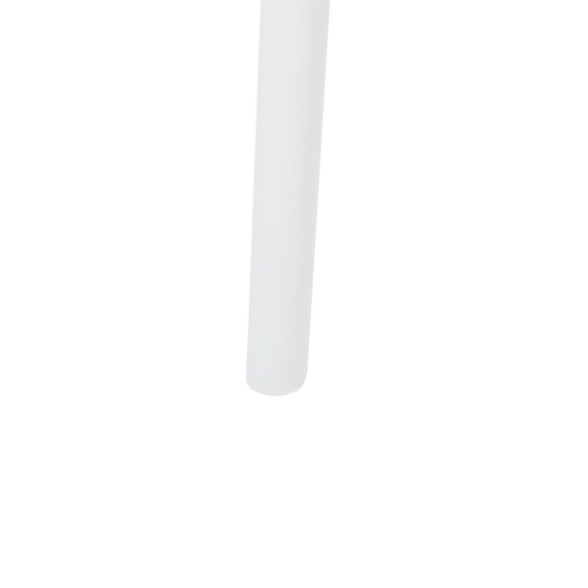 GARTENSTÜHLE 4er-Set Kunststoff weiß Ostia - Weiß, Kunststoff (46/83/51cm) - Beliani