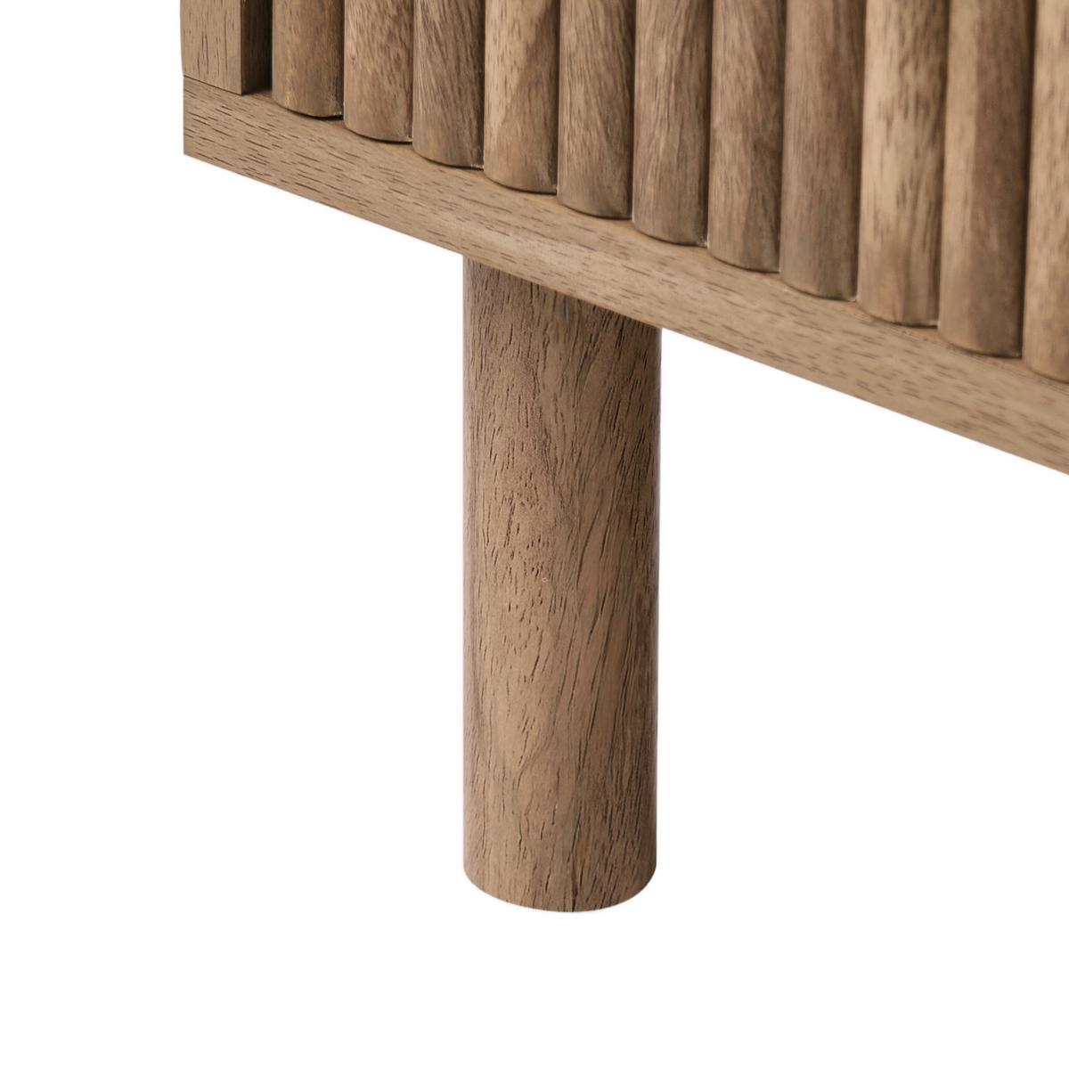 KOMMODE mit 3 Schubladen Hellbraun Ronge - Hellbraun, Holzwerkstoff (80/77/40cm) - Beliani