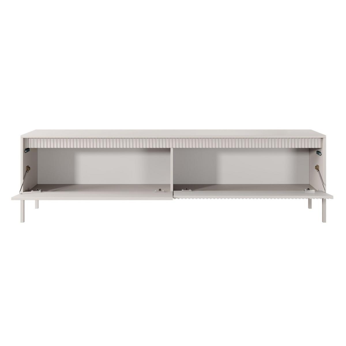 TV-SCHRANK Falsetto Beige 187 cm - Beige, Holzwerkstoff/Metall (187.1/53.4/39.5cm) - Selsey