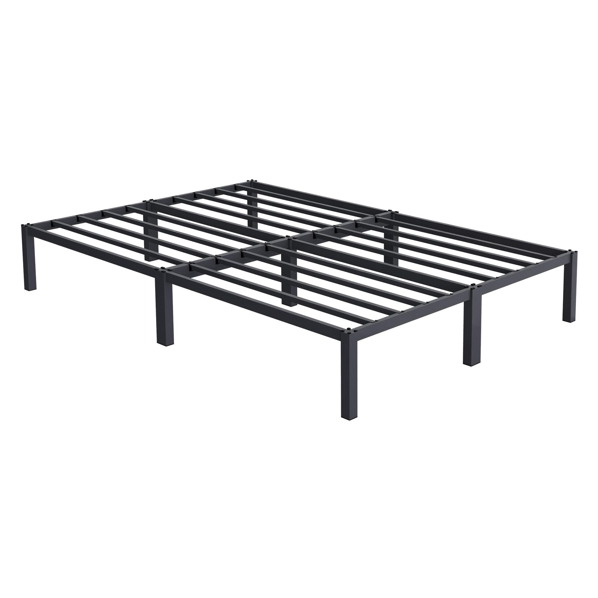 METALLBETT 140x200 cm mit Lattenrost Anthrazit auf Stahlrahmen - Anthrazit, Metall (140/200cm) - ML-DESIGN