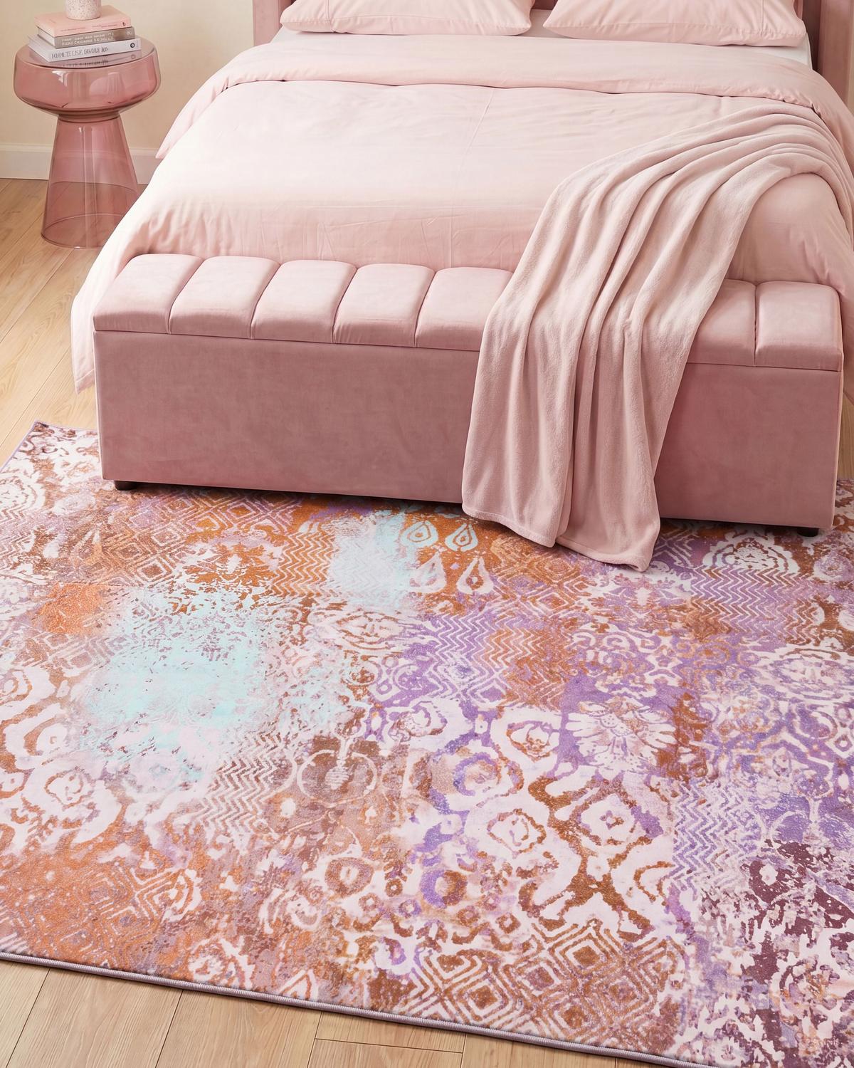 TEPPICH Bunt 160/230 cm Zenvira - Multicolor, Textil (160/230cm) - Beliani