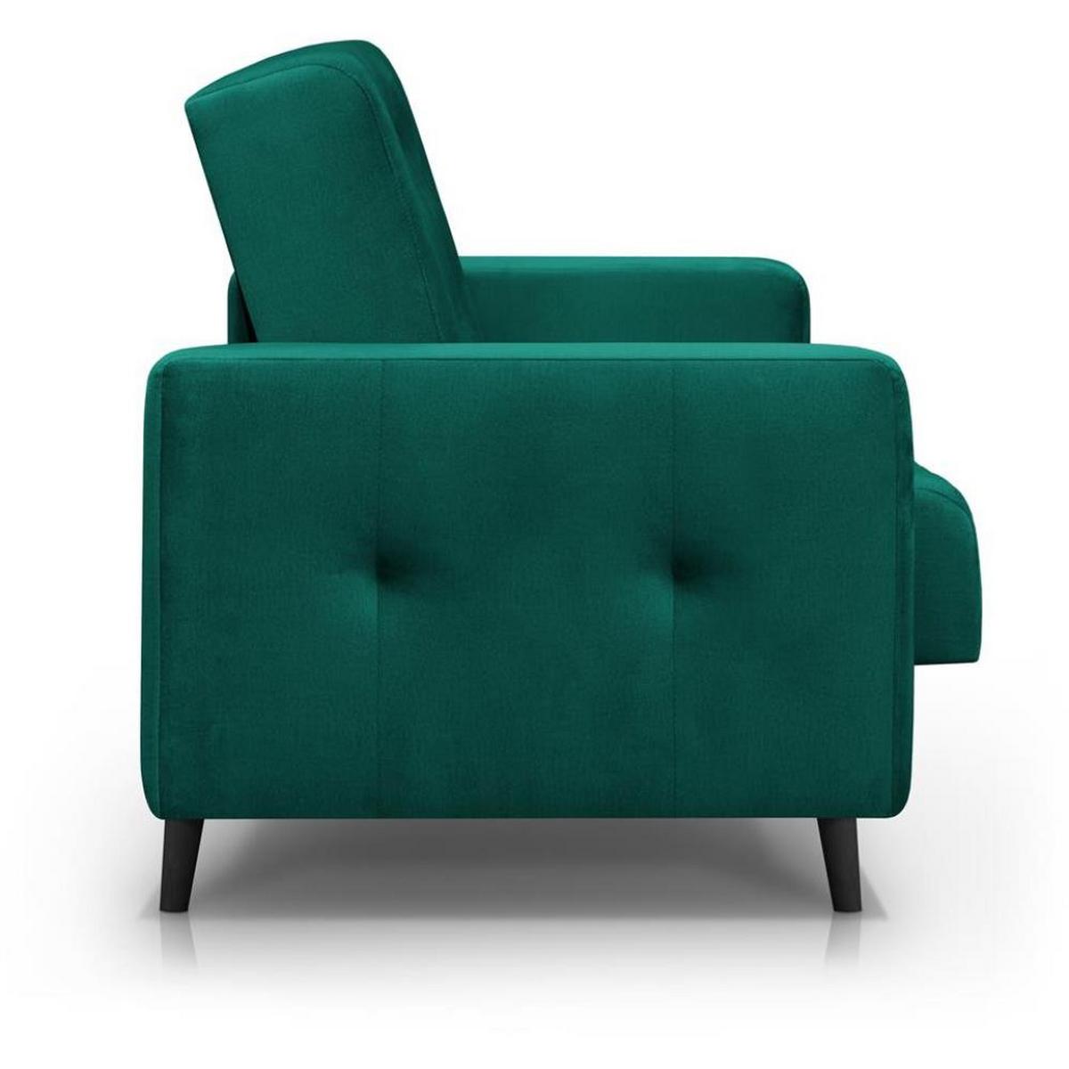 3-SITZER Schlafsofa Nancy Bis grün - Grau, Holz/Textil (220/89/93cm) - Beautysofa