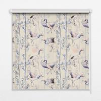 INNENROLLO - Fensterrollo - Rollo - 60x40 cm - Reiher - Blau, Kunststoff (60/140/0.5cm) - TULUP